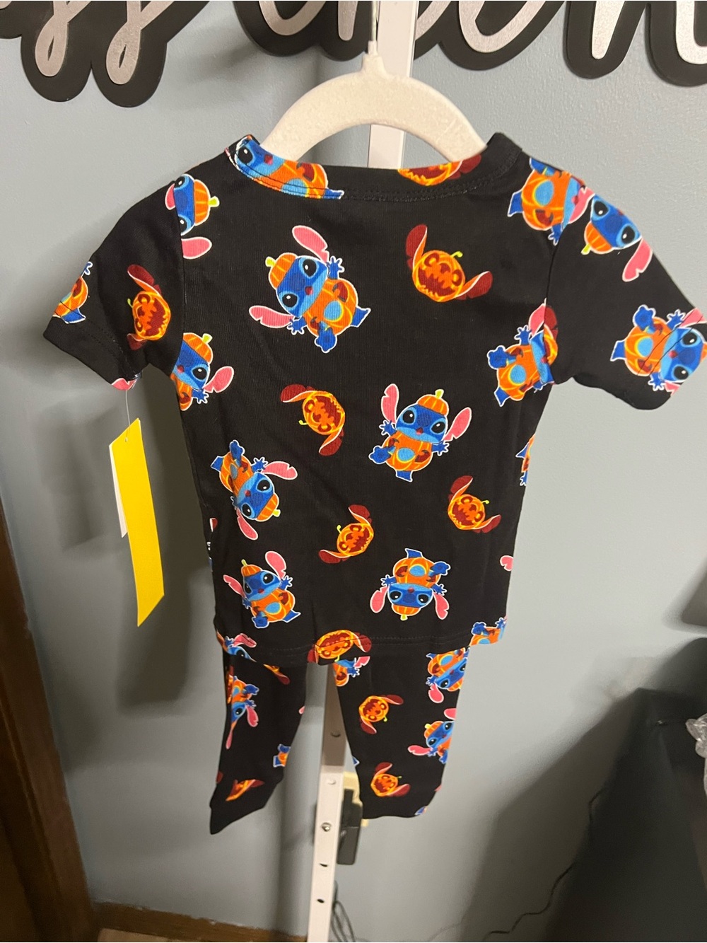 Stitch Halloween 2 piece Pajama Set NWT - Picture 3 of 3
